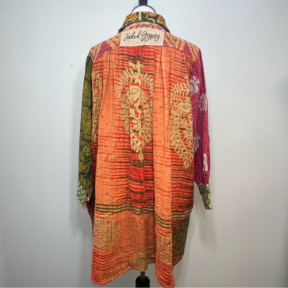 •new• JADED GYPSY Sunrise Kantha Tunic - Picture 4 of 7